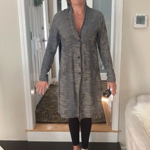 Transit Par Such gray/taupe sweater coat